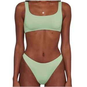 SET Active Swim Bikini with Matching Cover Up size M Made